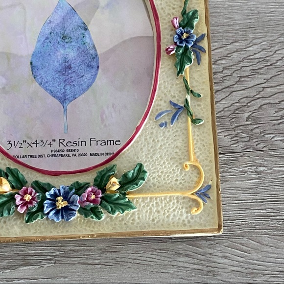 Vintage Special Moments 3d Flowers Resin Frame - Picture 6 of 13